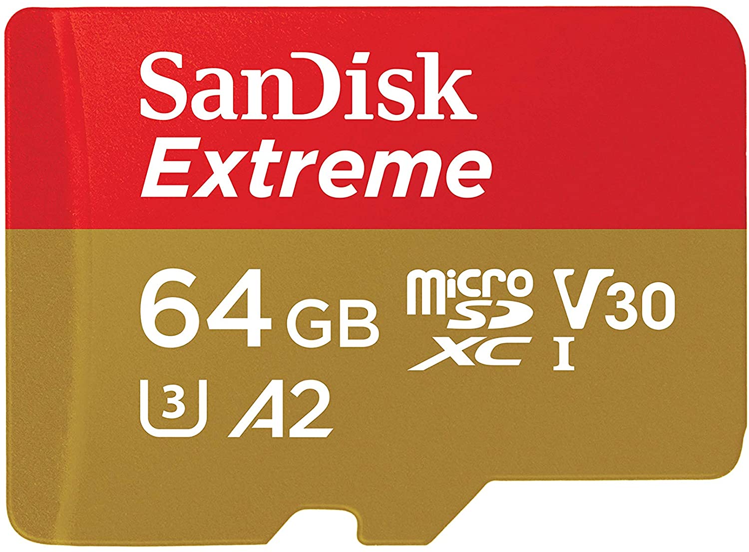 SanDisk Extreme microSDXC UHS-I Speicherkarte 64 GB + SD Adapter